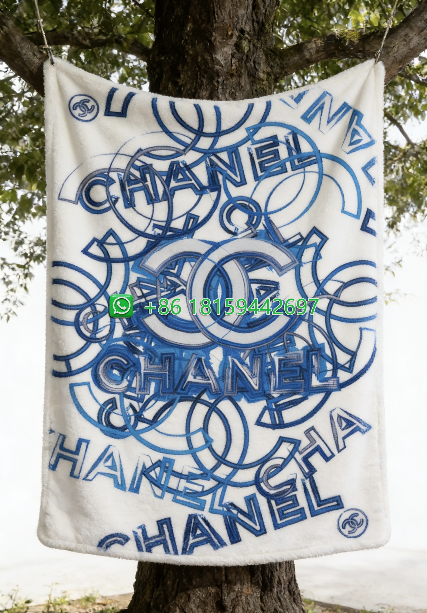Chanel Throw Blankets
